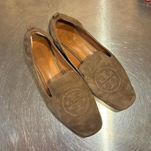 Tory Burch Suede Loafers